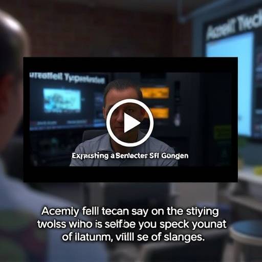 A screenshot of a SiFi promotional video displaying captions for accessibility.